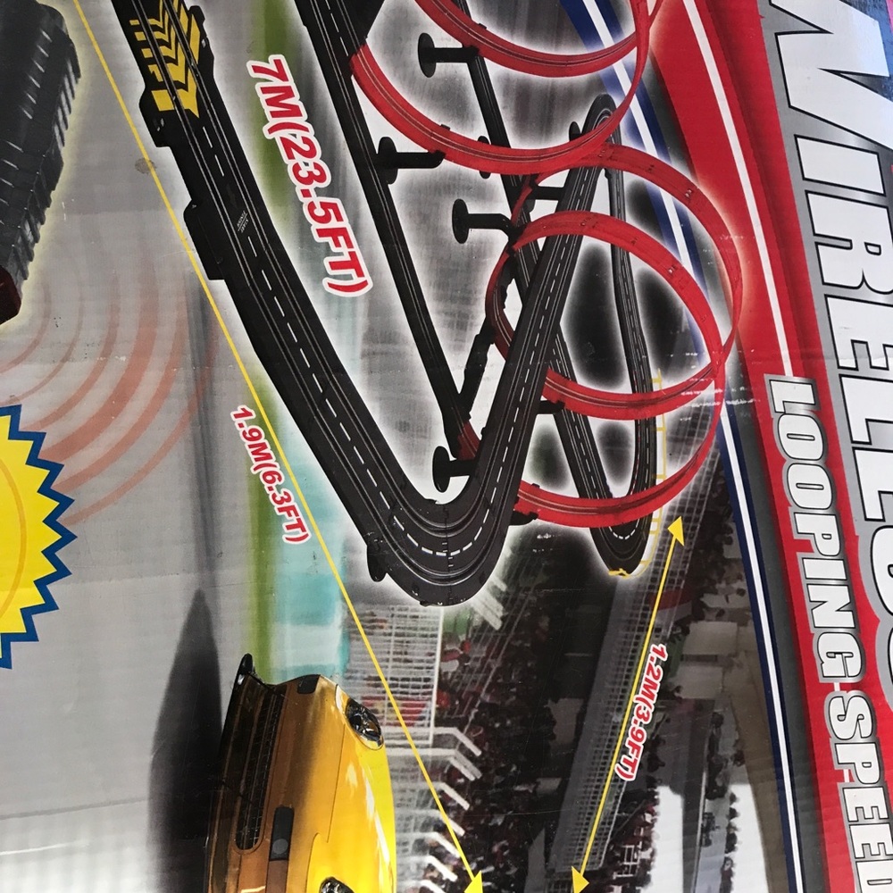 Slot Race Car Track Set